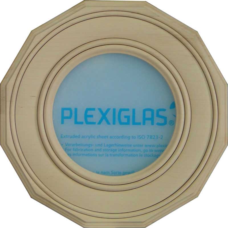 Schützenscheibe mit Plexiglas