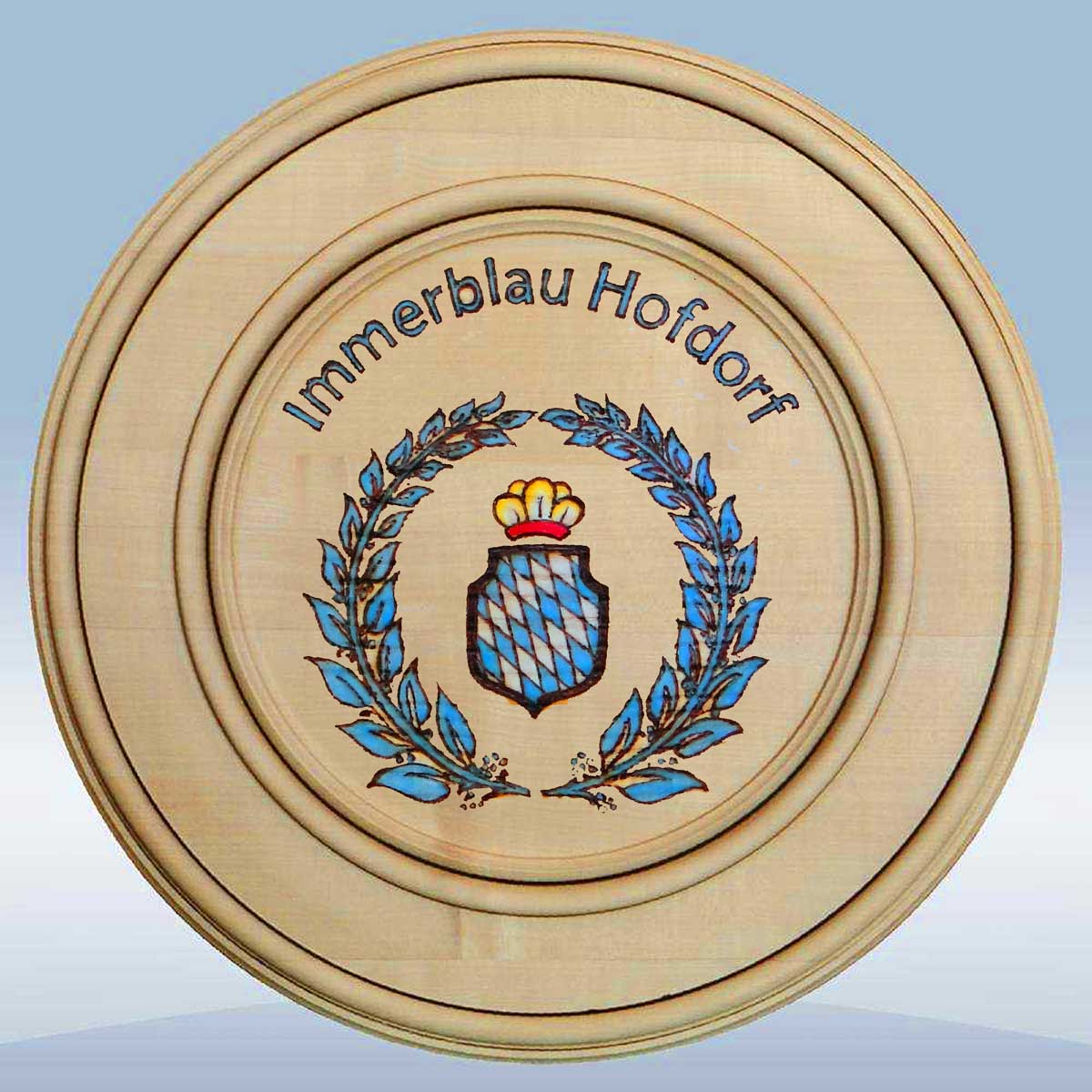 Schützenscheibe mit Logo